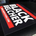 Black Belcher Sticker 1