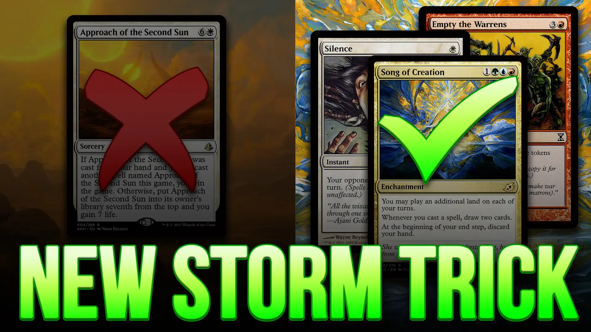 NEW TRICK TO BEAT THE ONE RING! Legacy The EPIC Storm — TES cuts Approach | Magic: The Gathering MTG