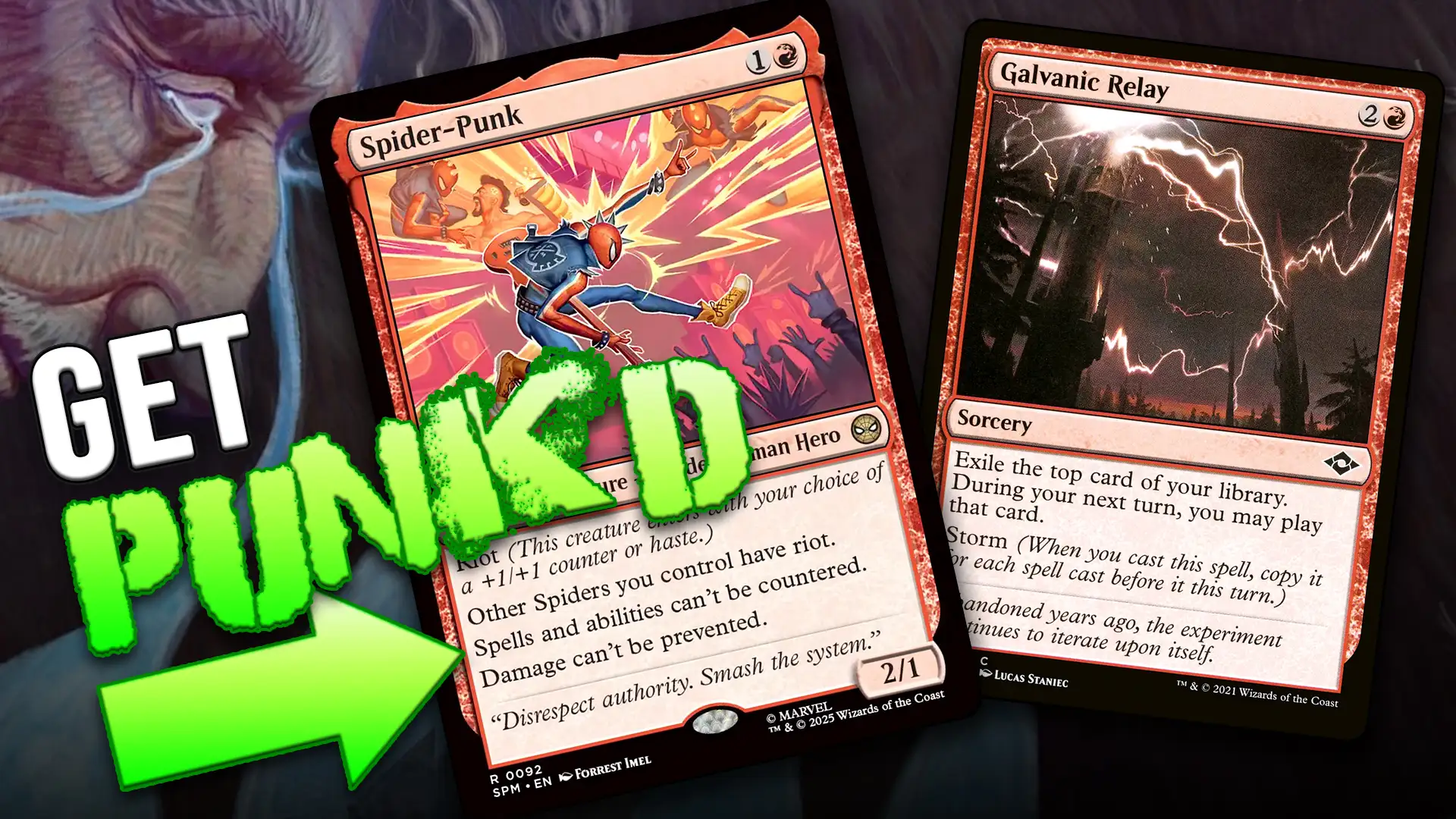 SPIDER-PUNK PROTECTS MY GALVANIC RELAYS! Legacy The EPIC Storm Combo | Magic: The Gathering MTG