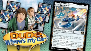 Thumbnail for DUDE, WHERE'S MY CAR?! The Fantasticar in MTG Vintage — Marvel Super Heroes | Magic: The Gathering