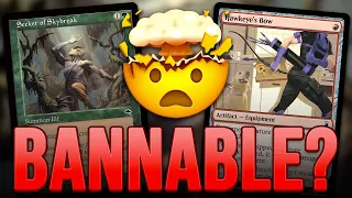 Thumbnail for BANNABLE?! Hawkeye's Bow + Seeker of Skybreak Pauper Combo | Marvel Super Heroes (MTG MSH)
